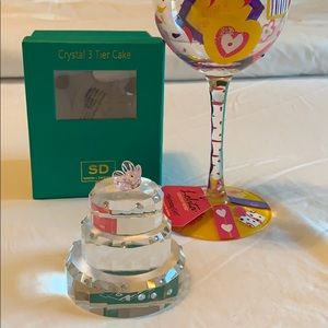 Simon Design Crystal 3 tier birthday cake